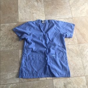 Snap front scrub shirts size medium